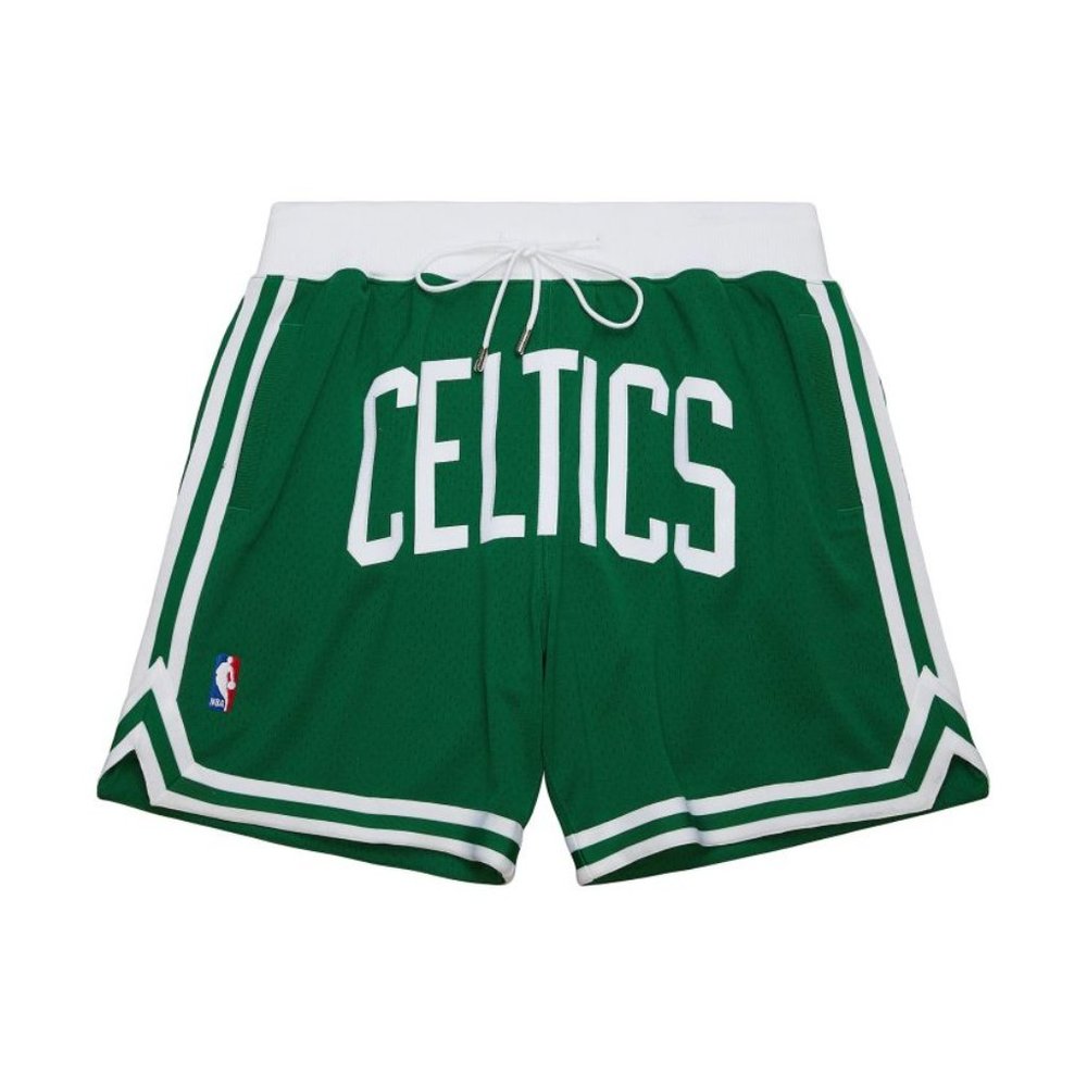 Boston Celtics Mitchell & Ness Authentic NBA x Just Don Mesh Shorts -Kelly Green - Picture 4 of 4